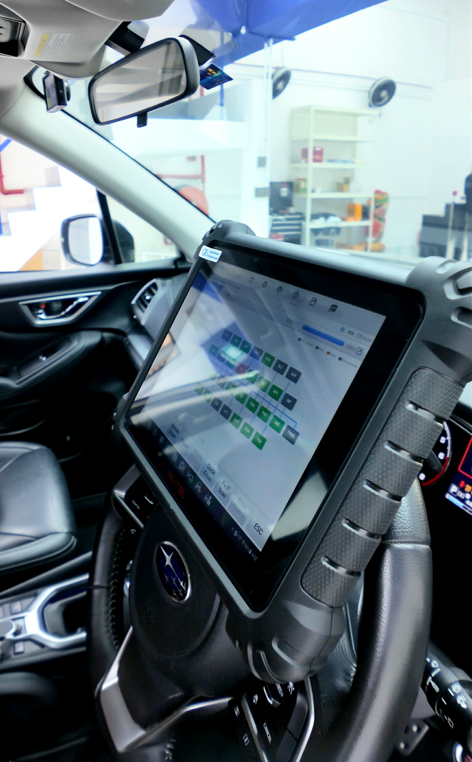 Vehicle diagnostic scan for fault codes during pre-purchase inspection