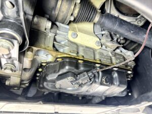 Undercarriage inspection during used car pre purchase inspection